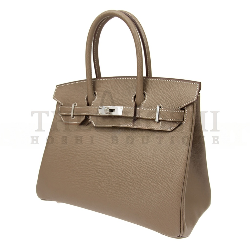 H**me5 BIRKIN 25 TOGO LEATHER ELEPHANT GREY SILVER BUCKLE BAG BK3018EPSS (25*20*13cm) Master Quality